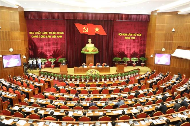 Ngày làm việc đầu tiên của Hội nghị lần thứ tám Ban Chấp hành Trung ương Đảng khóa XII